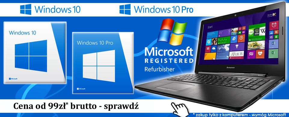 Obniżka cen Windows 10 - klient zadowolony :)